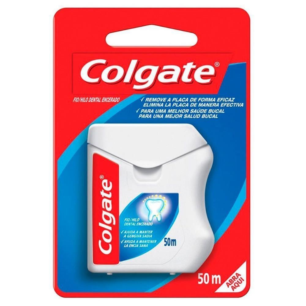 Fio Dental Colgate 50m: Limpeza Essencial!