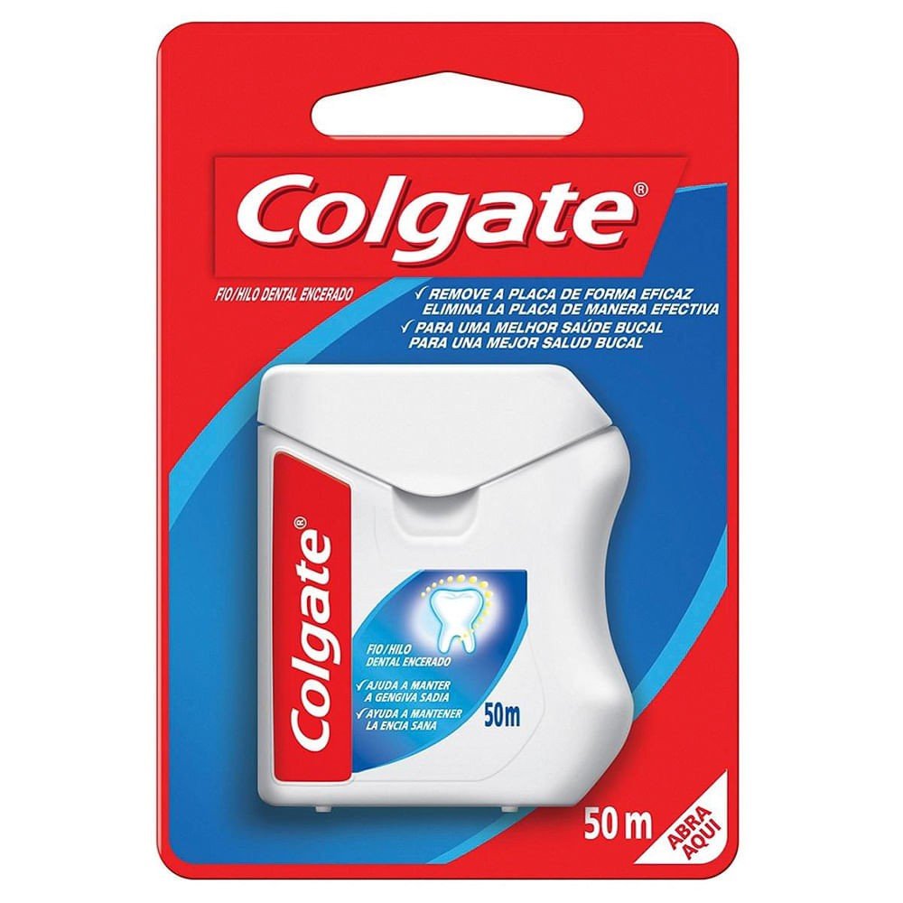 Fio Dental Colgate: Limpeza Essencial 50m