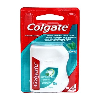 Fio Dental Colgate Menta: Limpeza Essencial!