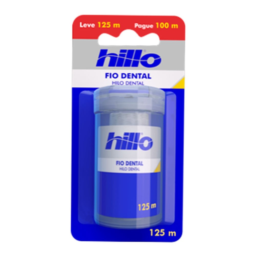 Fio Dental Hillo: 125m por Apenas 100m!