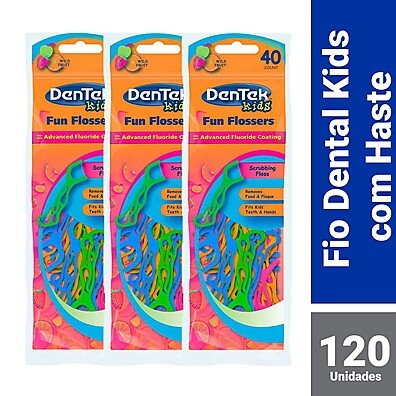 Fio Dental Kids Dentek: Saúde Bucal Divertida!