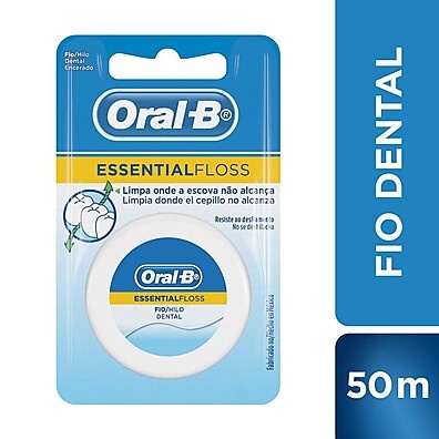 Fio Dental Oral-B Essential: Limpeza Profunda 50m