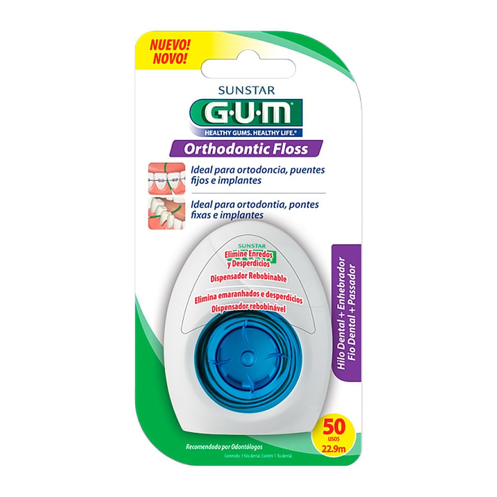 Fio Dental Ortodôntico Gum: Limpeza Impecável!