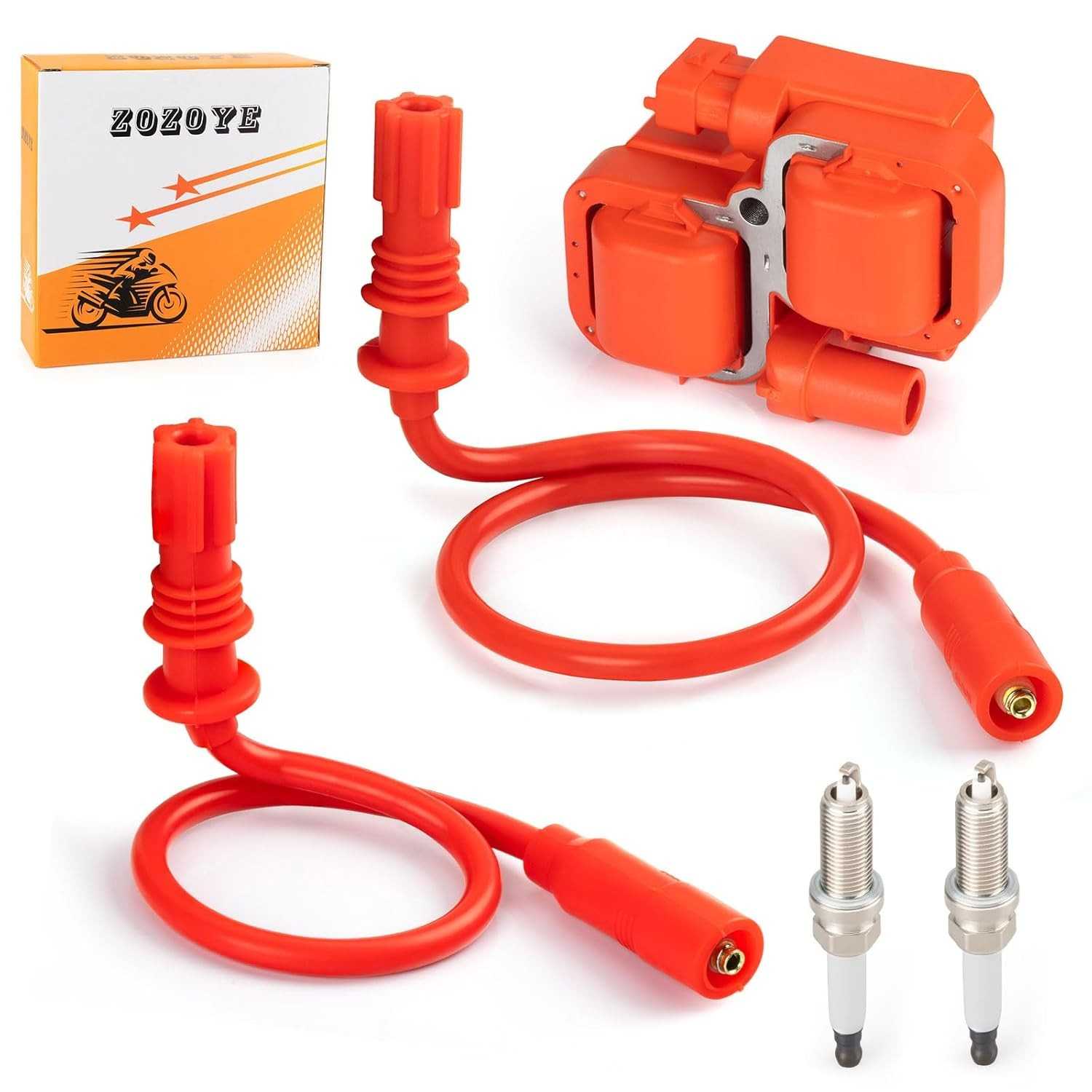 Bobina de Ignição e Fio de Vela para Polaris Sportsman 850/Scrambler 850 (2012-2024) - Potência e Confiabilidade Garantidas
