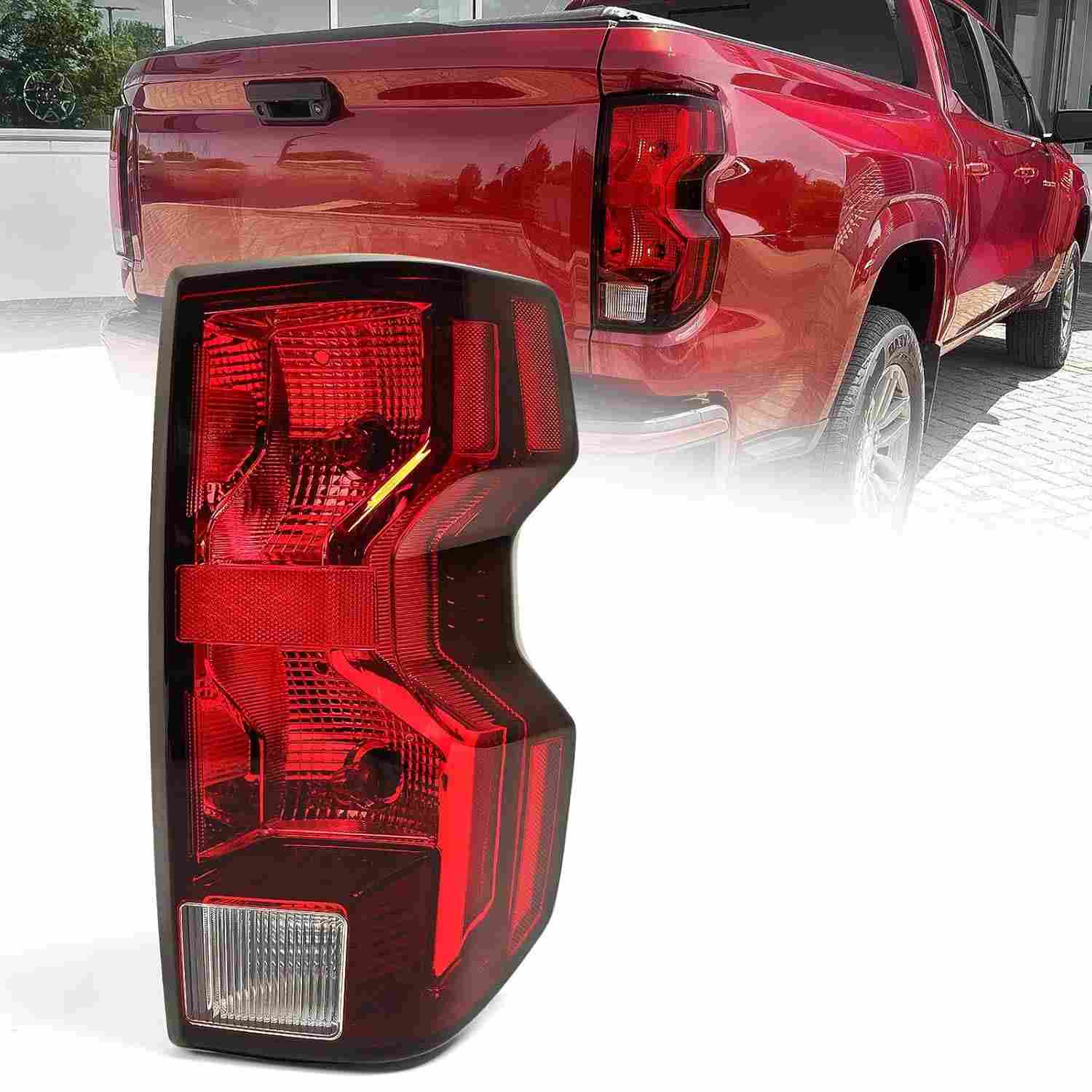 Lanterna Traseira FIONE Halogênio para Chevy Colorado LT/Work Truck/Trail Boss 2023-2025 (Passageiro Direito)