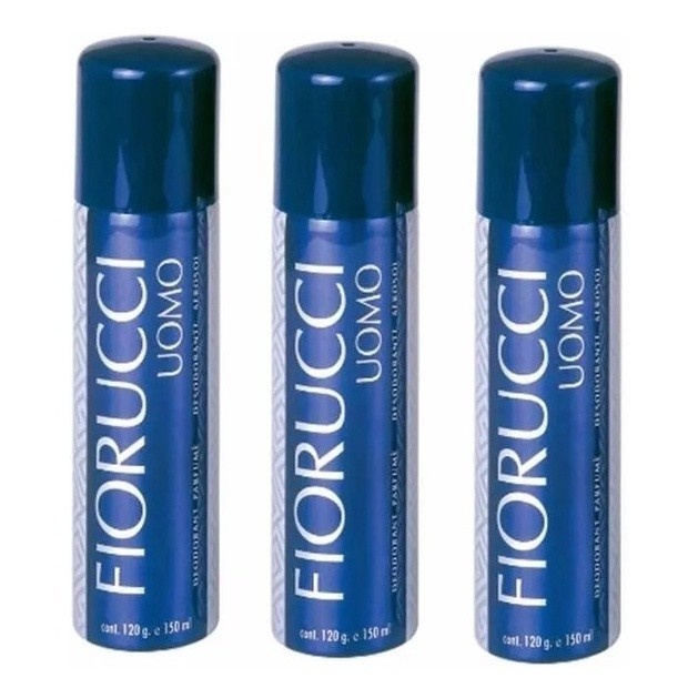 Fiorucci Uomo: Kit 3 Desodorantes para Homem