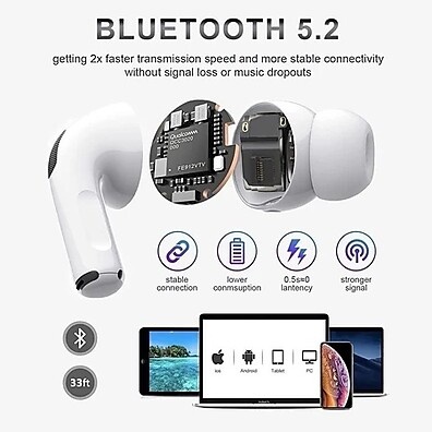 Fone i13 Pro 6: Som Imersivo e Liberdade Sem Fios 🎧