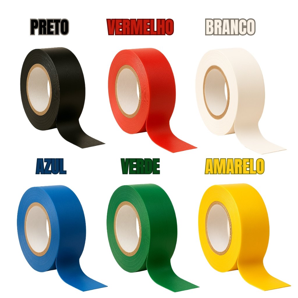Fita Isolante Profissional PVC Antichama: Segurança e Durabilidade para Seus Fios