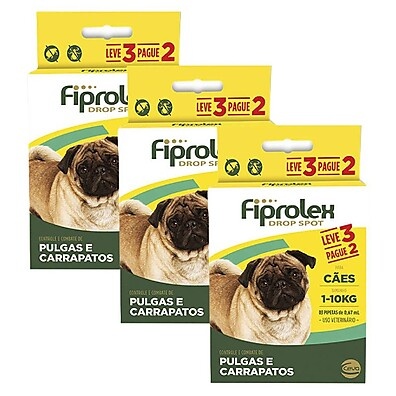 fiprolex-drop-spot-067-ml-antipulga-e-carrapato-para-caes-ate-10kg
