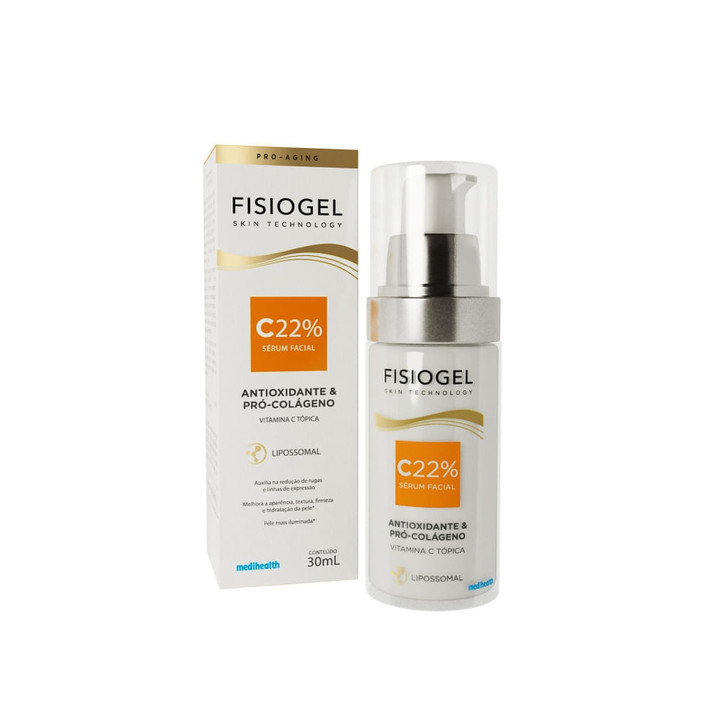 Fisiogel C22%: Sérum Antioxidante e Pro Colágeno