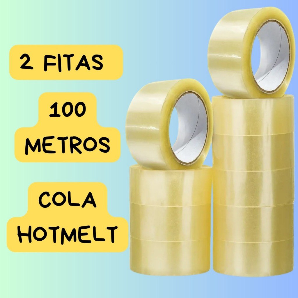 Fita Adesiva Durex 45mm: Fixação Forte para Embalagens