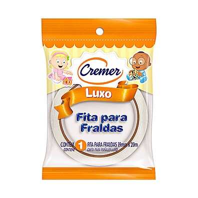 Fita Adesiva Fralda Cremer: Fixação Segura!