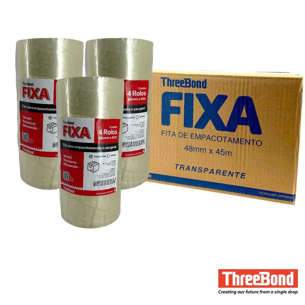Fita Adesiva Transparente 48mm: Kit Threebond Essencial