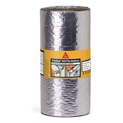 Fita Alumínio Sika 10m – Vedação Térmica e Reparos Rápidos