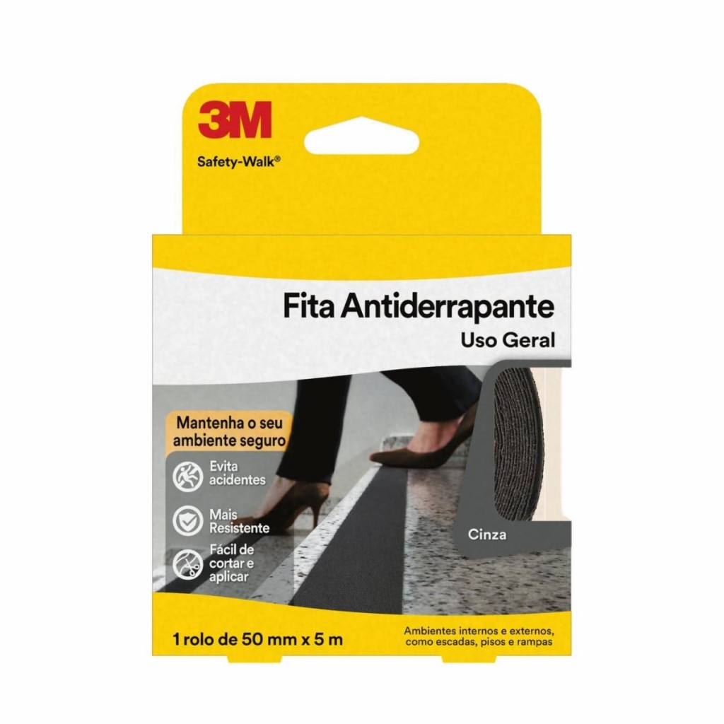Fita Antiderrapante 3M: Segurança em Cada Passo!