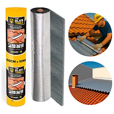 Fita Asfáltica Vedatudo 90cm – Vedação Rápida e Durável