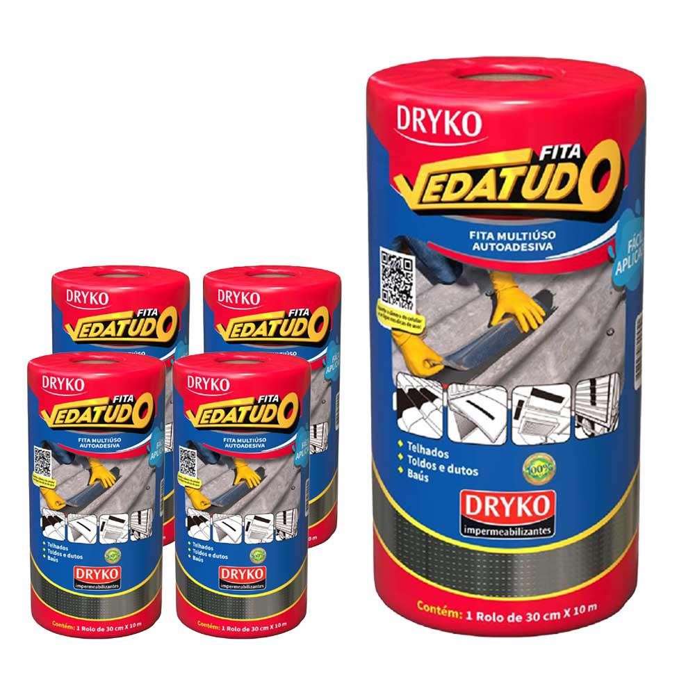 Fita Asfáltica Vedatudo Dryko: Vede Rápido e Fácil!