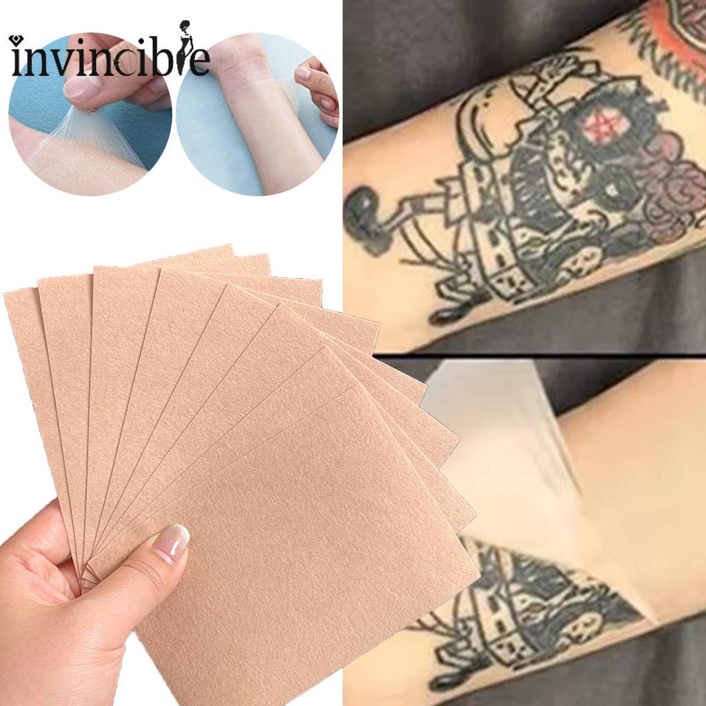 Fita Corretiva Invisível para Tatuagens e Cicatrizes: 10 Pçs de Alta Qualidade