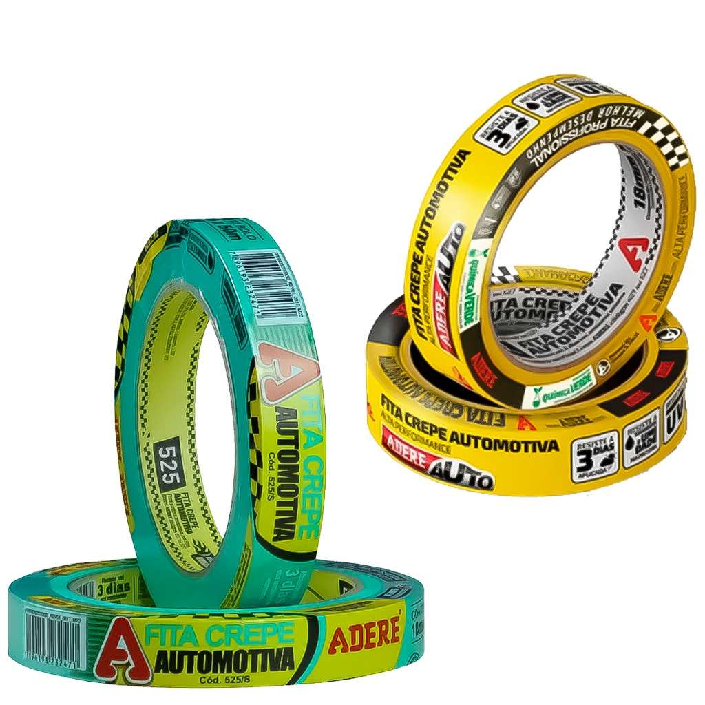 Fita Crepe Automotiva: Pintura Perfeita!