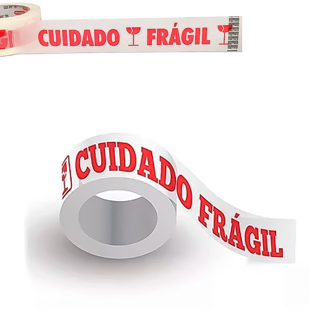Fita Cuidado Frágil: Proteja Seus Encomendas!