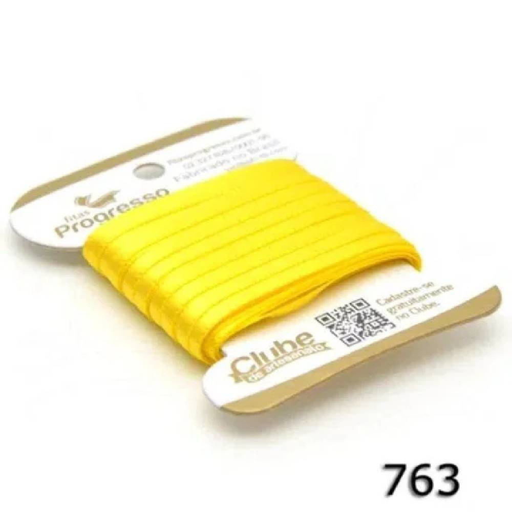 Fita de Cetim Amarelo Gema: Toque de Elegância!
