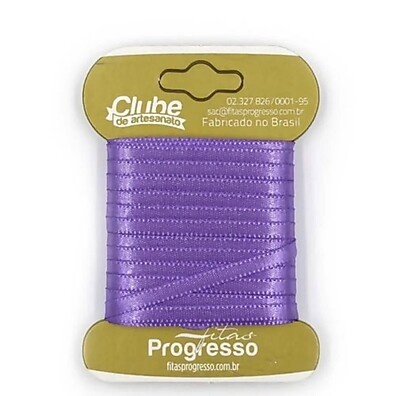 Fita de Cetim Lilás Lavanda: Toque de Elegância!