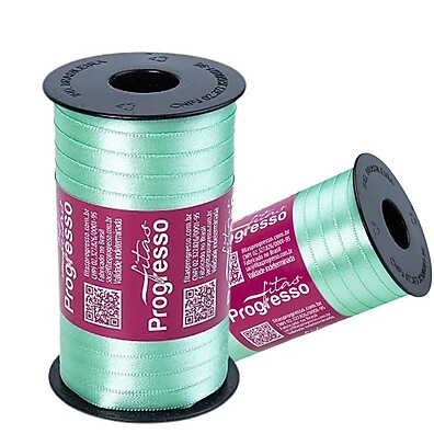 Fita de Cetim Verde Menta: 100m de Elegância
