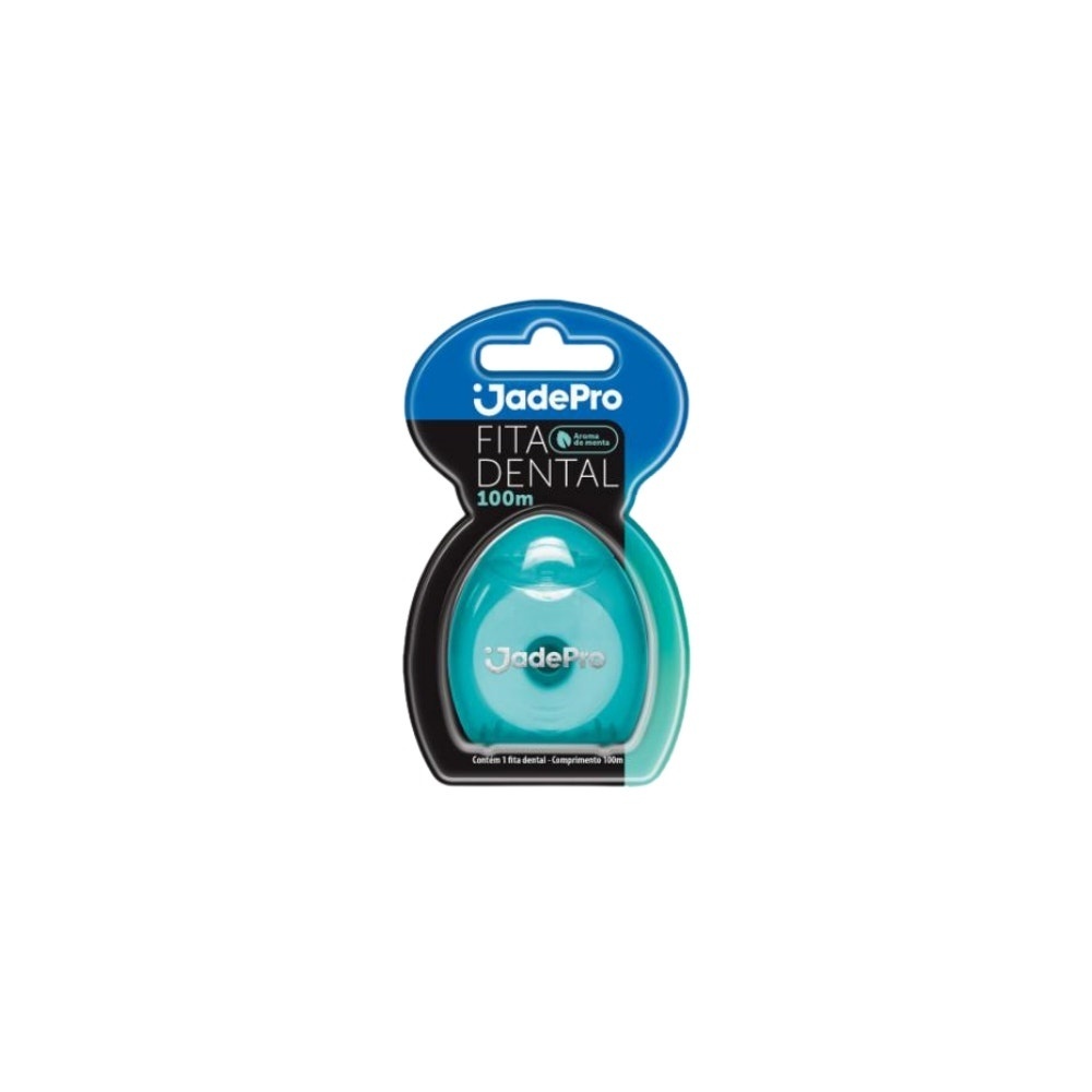 Fita Dental Jadepro Menta: Limpeza Profunda 100m