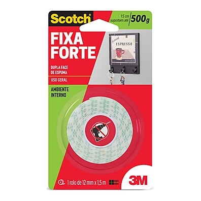 Fita Dupla Face 3M Banana: Fixação Forte e Fácil!
