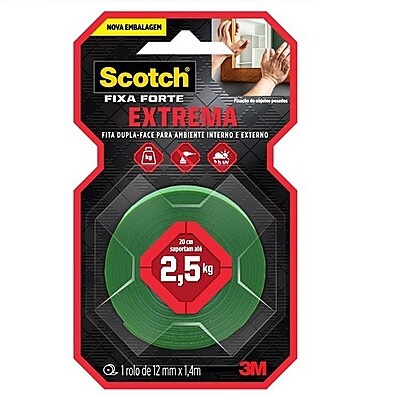 Fita Dupla Face 3M Extreme: Fixação Imbatível!