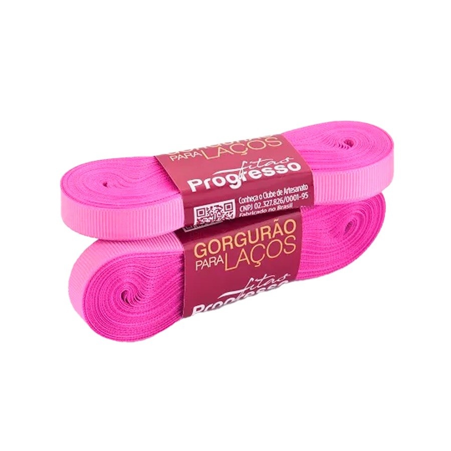 Fita Gorgurão Rosa Chiclete: Decore com Elegância!