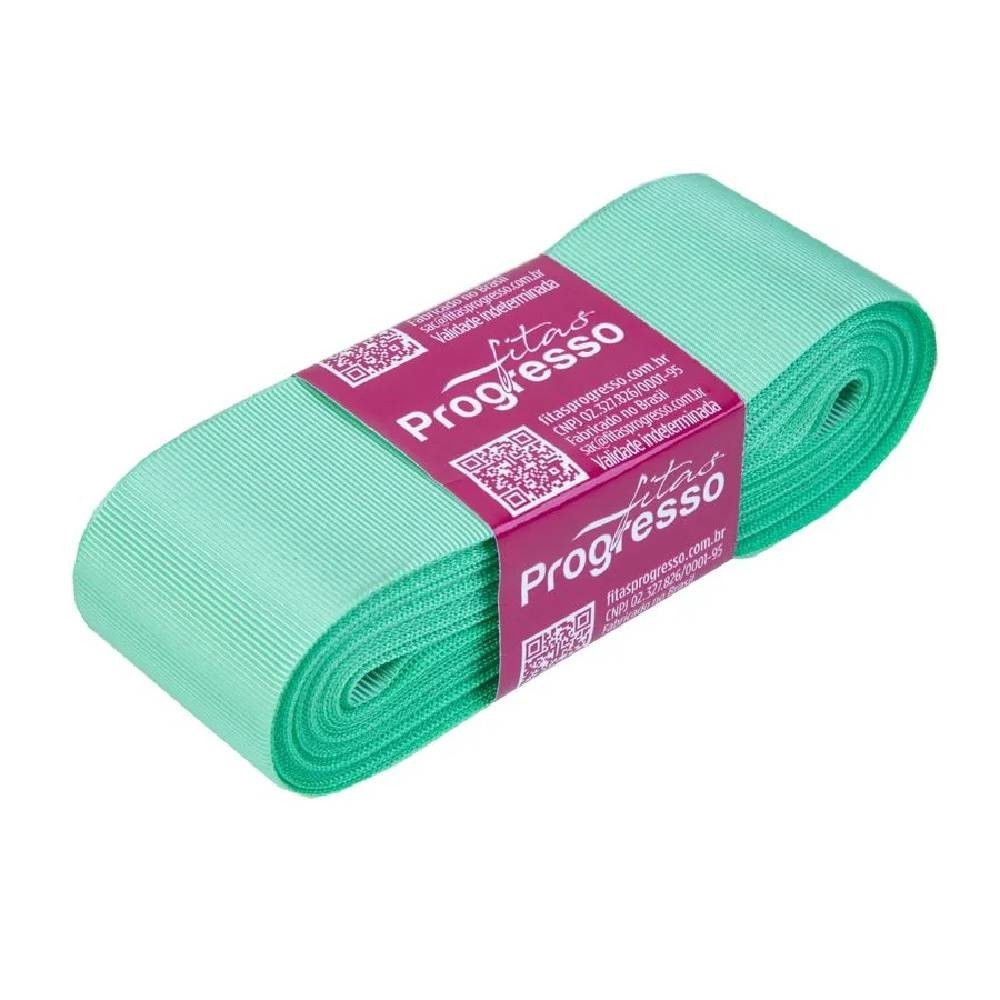 Fita Gorgurão Verde Menta: Decore com Elegância!