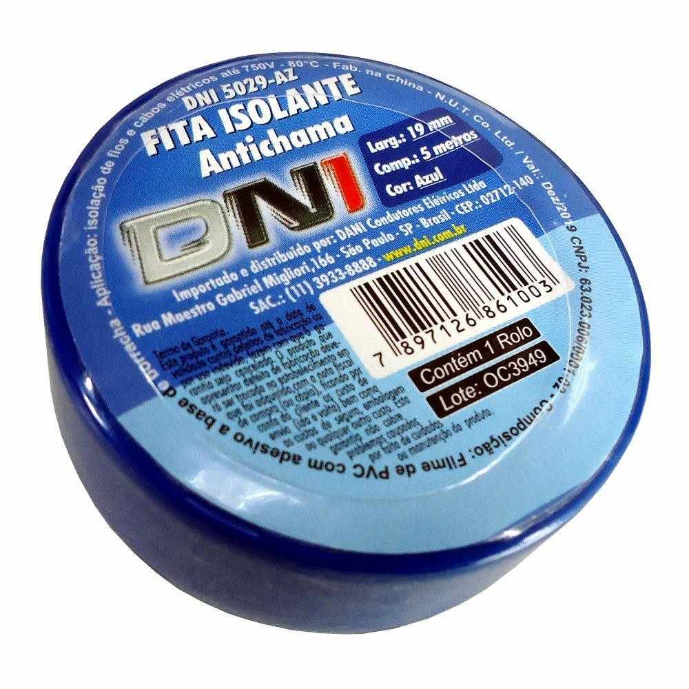 Fita Isolante Azul 5m: Proteção e Segurança!