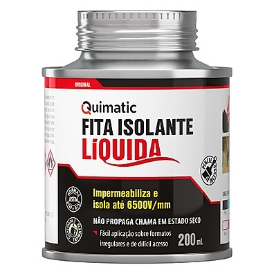 Fita Isolante Líquida Quimatic 200ml – Isola e Impermeabiliza