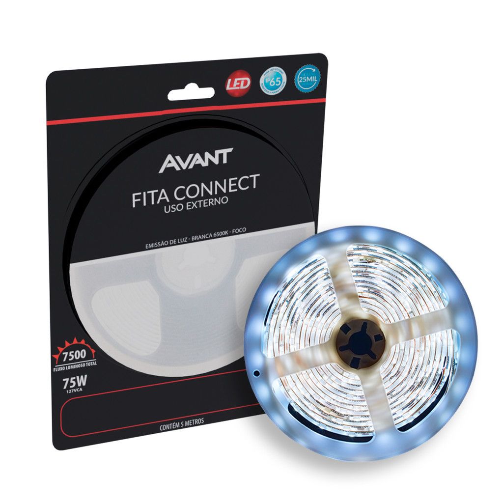 Fita LED Avant Connect: Ilumine com 15W e 5m!