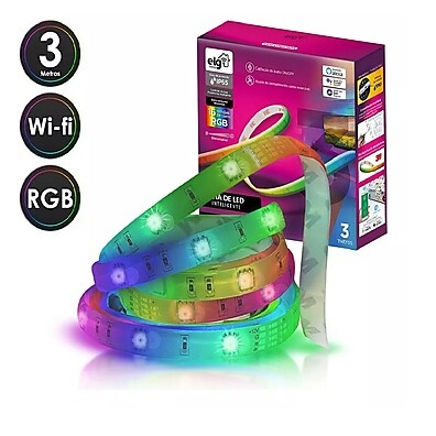 Fita LED Inteligente ELG: Cores e Controle!
