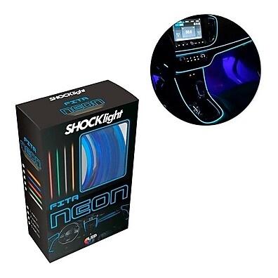 Fita LED Neon 2m para Carro – Personalize seu Painel Hoje!