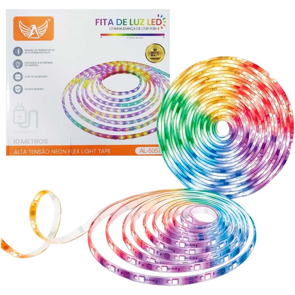 Fita LED Neon RGB 10m: Ilumine com Estilo!