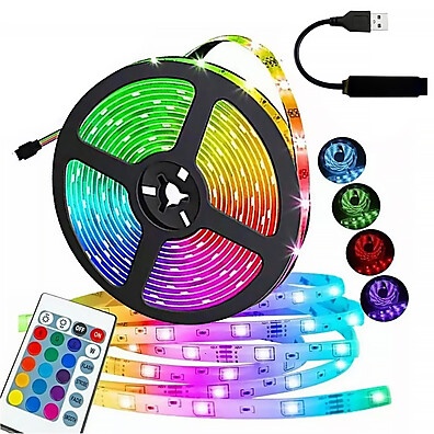 Fita LED RGB: Ilumine com Cores e Ritmo!