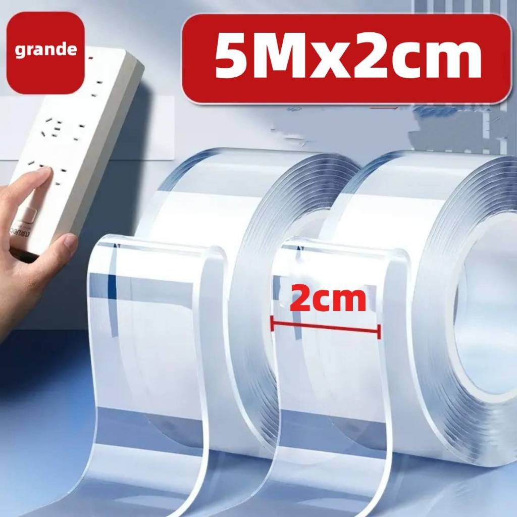Fita Nano Gel: Fixação Mágica e Transparente!