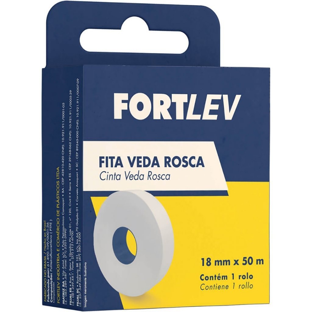 Fita Veda Rosca Fortlev: Vedação Perfeita!
