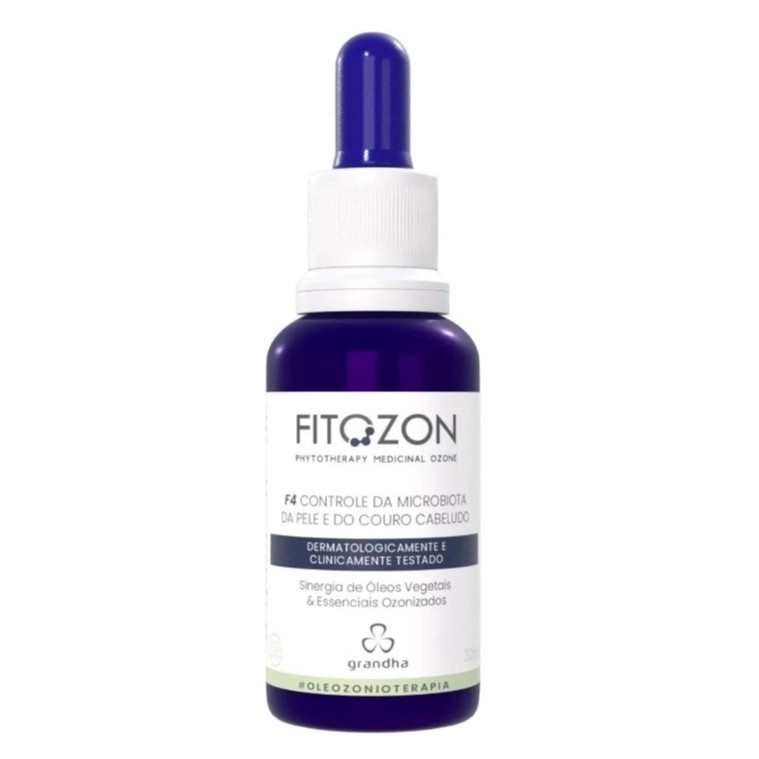 Fitozon F4: Óleo Ozonizado para Pele e Couro Cabeludo