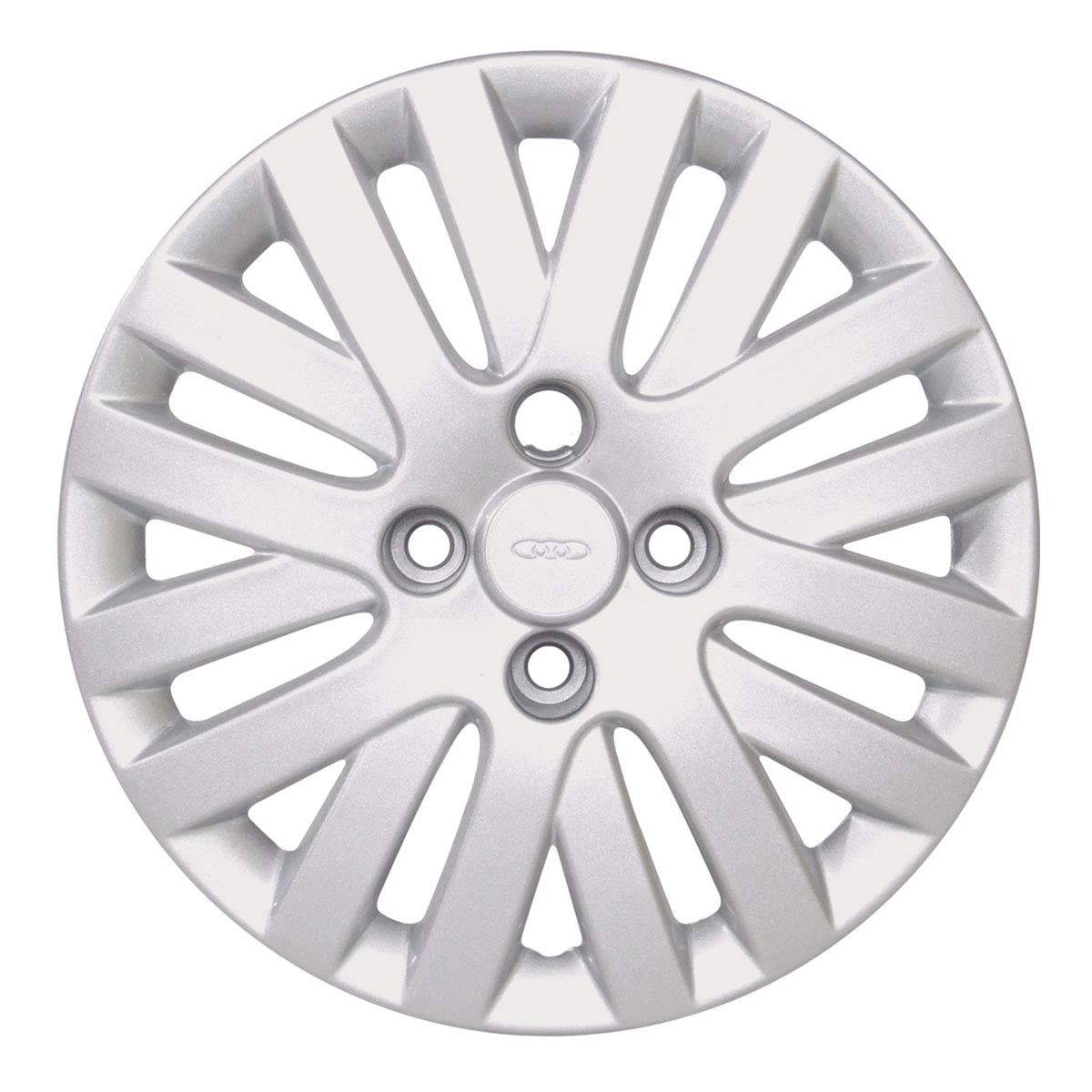 Calota Aro 14 Grid para VW Gol Trend GV 2009+ | Prata com Fixação por Parafuso