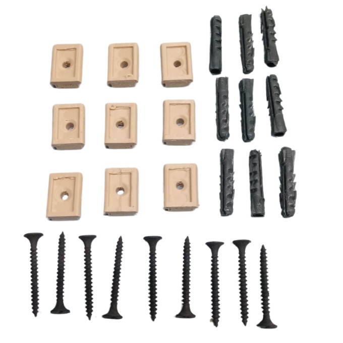 Fixador Universal para Trilho de Porta Sanfonada 15mm
