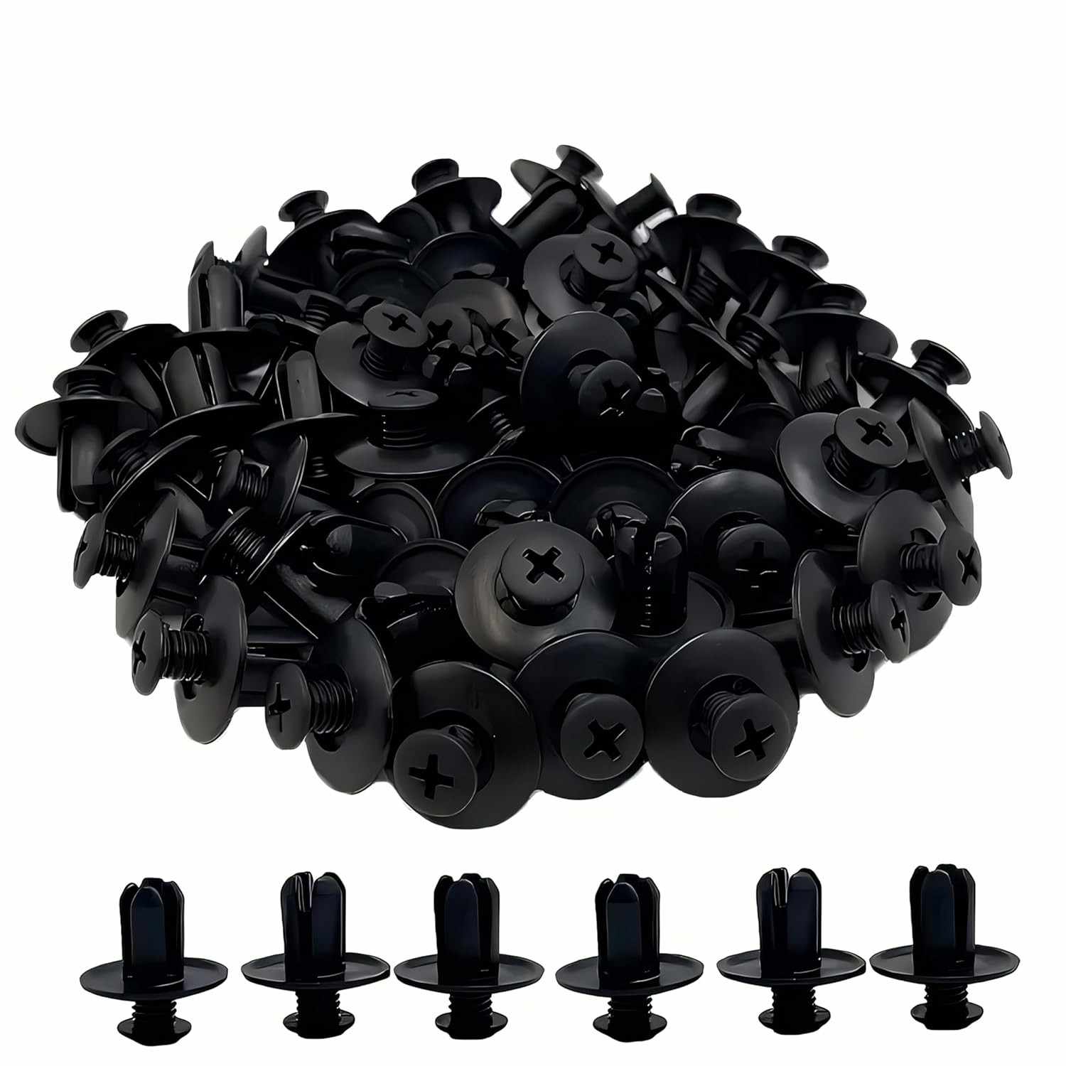 Fixadores de Rebite Plástico 8mm Hexagonal: Instalação Rápida e Segura para Acabamentos Automotivos