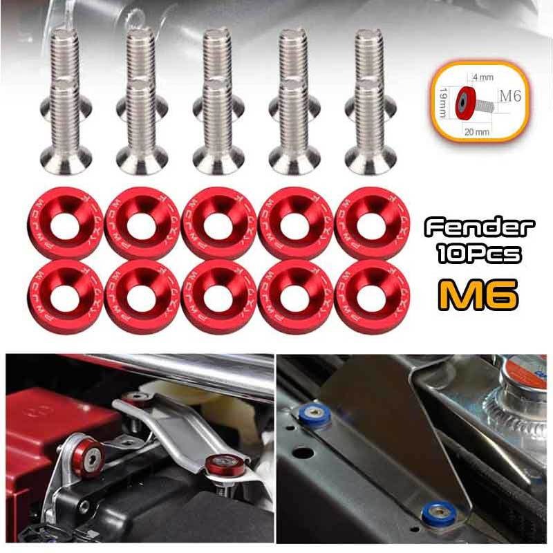 Fixadores JDM Modificados Fender M6 para Carro: Estilo e Durabilidade