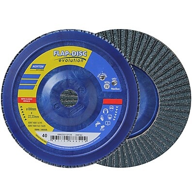Flap Disc 7" Norton R822: Desbaste e Acabamento