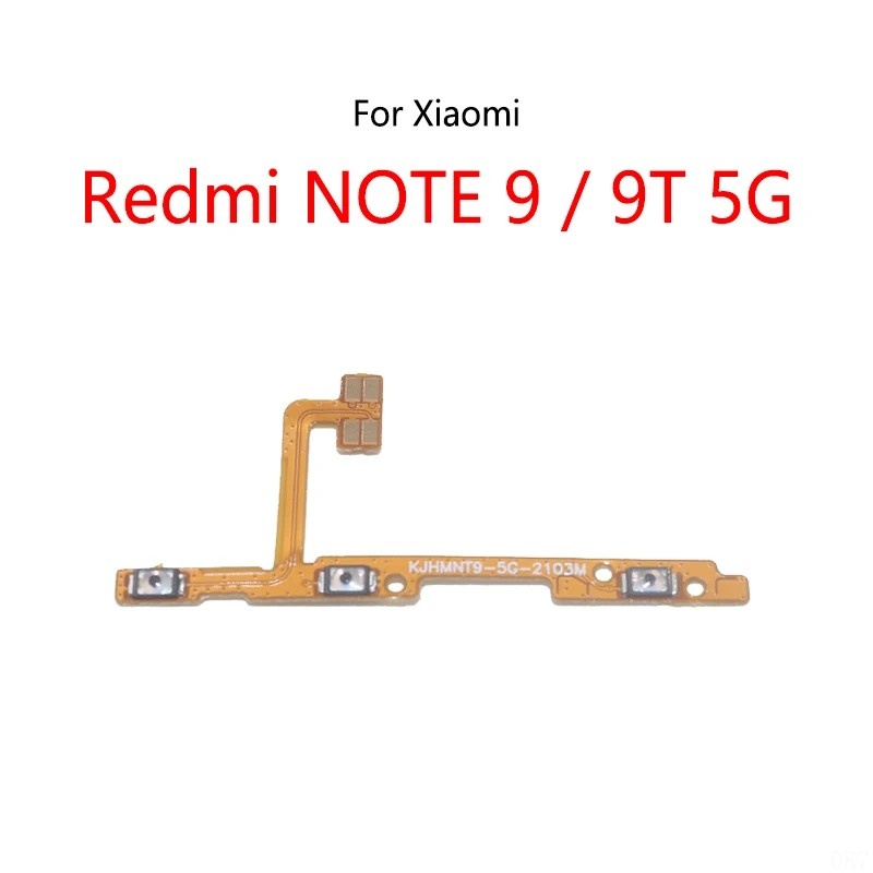 Flex Cabo Botão Power/Volume Redmi Note 9