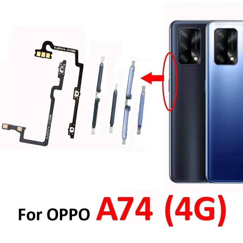 Flex Cabo Botão Volume/Power Oppo A74 4G