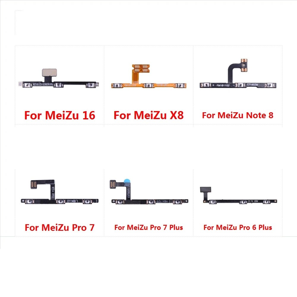 Flex Cabo Botões MeiZu: Volume, Liga/Desliga
